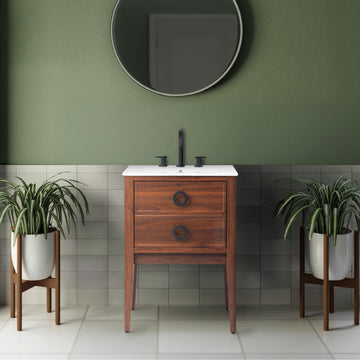 Corbin Modern Classic 1-Drawer Bath Vanity Base Only (Sink Basin Not Included)